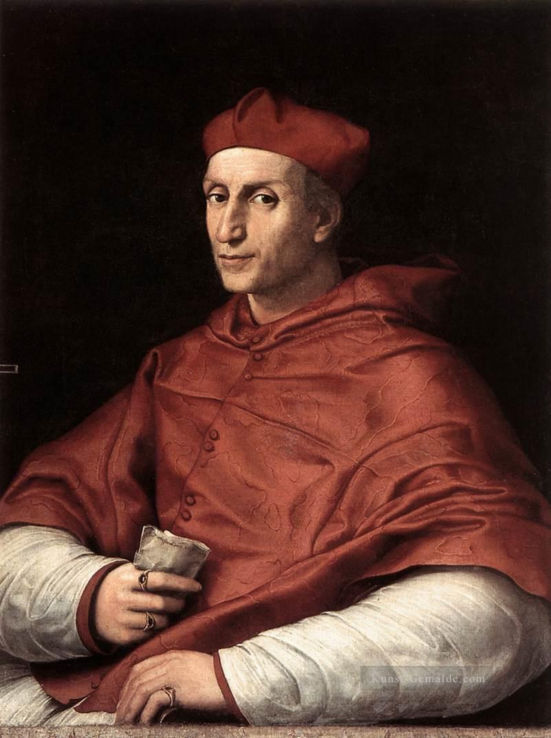 Porträt von Kardinal Bibbiena Renaissance Meister Raphael Ölgemälde